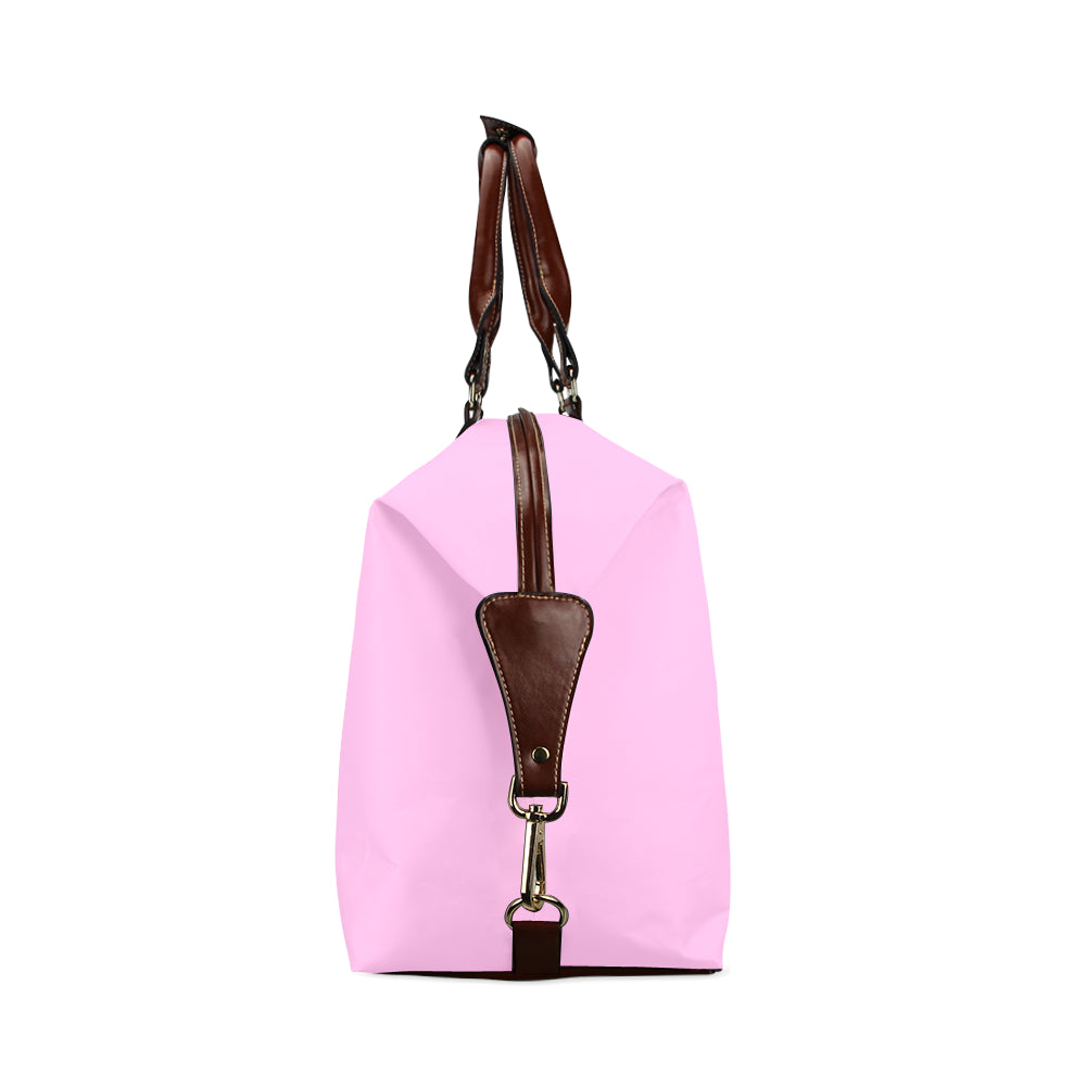 Work Hard Travel Harder Travel Bag Pink