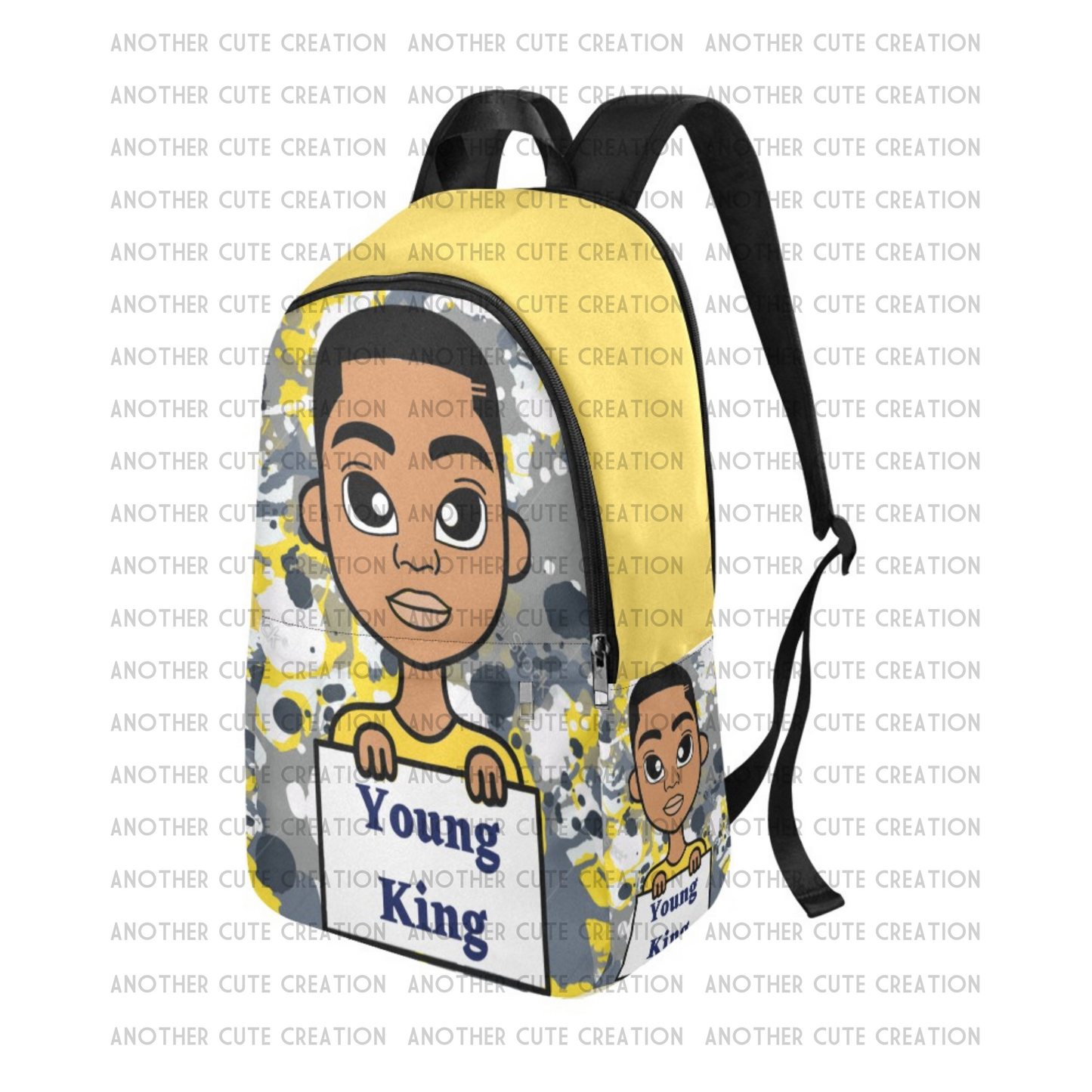 Young King Yellow Backpack