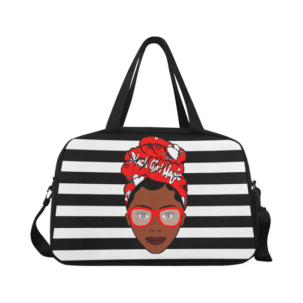 BGM-Red_Black Weekender Bag