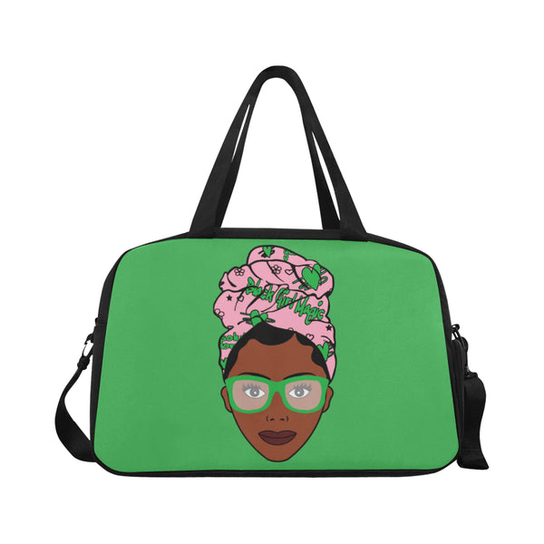 BGM-Pink/Green Weekender Bag