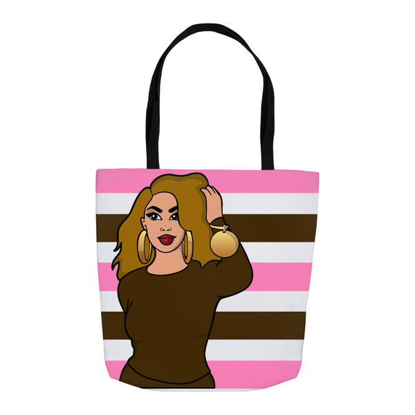 Pink Diva Tote Bag